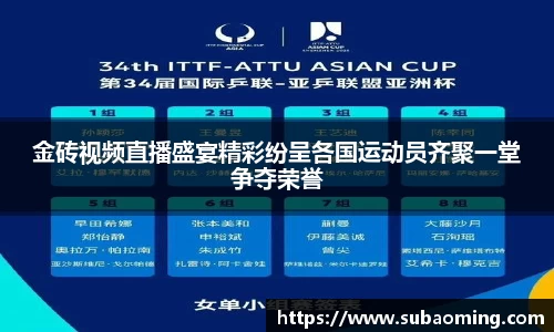 金砖视频直播盛宴精彩纷呈各国运动员齐聚一堂争夺荣誉